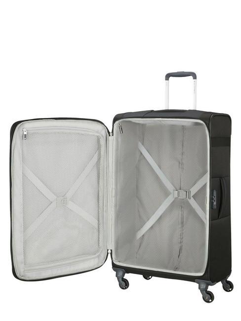 trolley CITYBEAT exp, large, ultralight size BLACK - Semi-rigid Trolley Cases