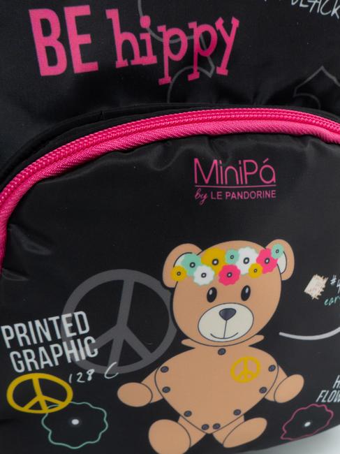 DON'T WORRY BE HIPPY Mini backpack Black - Backpacks & School and Leisure