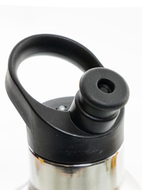 GIFT&DECOR Drinking bottle with straw cap 500 ml silver - Thermal bottles