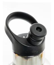 CARTOMANIA GIFT&DECOR Drinking bottle with straw cap 500 ml silver - Thermal bottles - 4