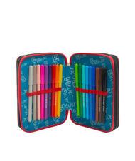 SJGANG EVER 3 zip pencil case with school kit RED - Cases and Accessories - 4