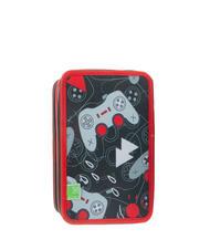 SJGANG EVER 3 zip pencil case with school kit RED - Cases and Accessories - 5