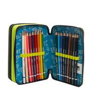 SJGANG EVER 3 zip pencil case with school kit Bluedeep - Cases and Accessories - 4