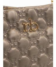 ROCCOBAROCCO TESSA Shoulder tote bag bronze - Women’s Bags - 3