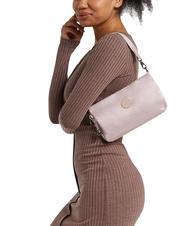 KIPLING MASHA Small shoulder bag pink flow embosse - Women’s Bags - 6