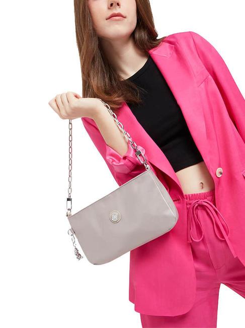 MASHA Shoulder bag with chain and shoulder strap glow satin - Women’s Bags