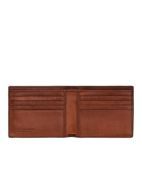 BIAGIO Leather wallet cc brown 14/ruthenium palladium - Men’s Wallets