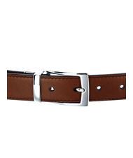THE BRIDGE BRUNELLESCHI Double-sided leather belt marr / nepal - Belts - 3