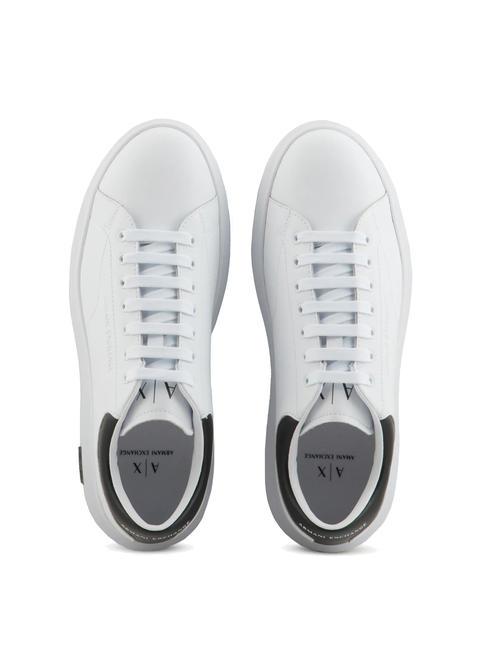 ACTION Leather sneakers op.white + black - Men&rsquo;s shoes