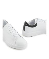 ARMANI EXCHANGE ACTION Leather sneakers op.white + black - Men&rsquo;s shoes - 5