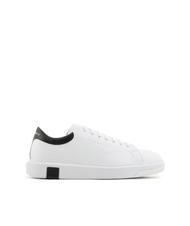 ARMANI EXCHANGE ACTION Leather sneakers op.white + black - Men’s shoes - 2