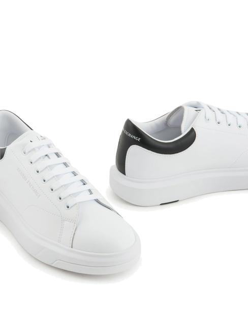 ACTION Leather sneakers op.white + black - Men&rsquo;s shoes
