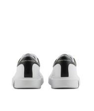 ARMANI EXCHANGE ACTION Leather sneakers op.white + black - Men&rsquo;s shoes - 4