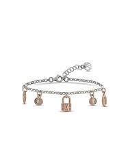 ALVIERO MARTINI PRIMA CLASSE RAMBLA Bracelet with charms and zircons steel-gold - Bracelets - 3