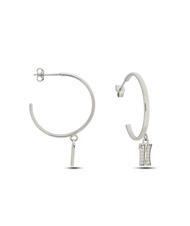 ALVIERO MARTINI PRIMA CLASSE BROADWAY Circle earrings with pendant - Earrings