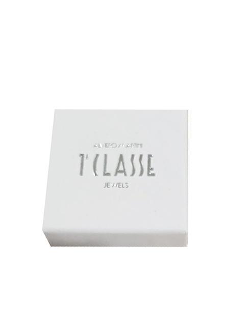 BROADWAY Circle earrings with pendant steel - Earrings