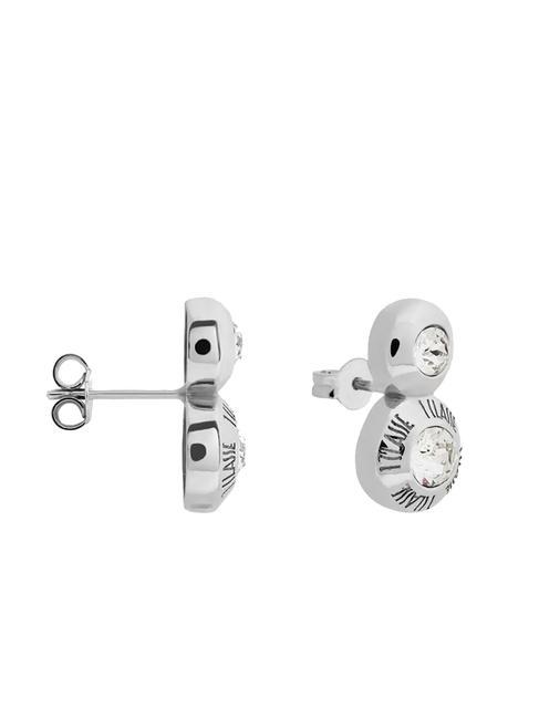 CHAMPS ELYSEES Double earrings with zircons steel - Earrings