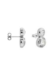 ALVIERO MARTINI PRIMA CLASSE CHAMPS ELYSEES Double earrings with zircons steel - Earrings - 3