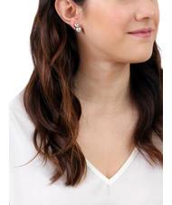 ALVIERO MARTINI PRIMA CLASSE CHAMPS ELYSEES Double earrings with zircons steel - Earrings - 4