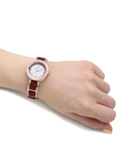 ESSENTIAL Time only watch steel-red - Watches