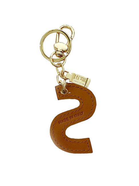GEO CLASSIC Letter S key ring NATURAL - Key holders