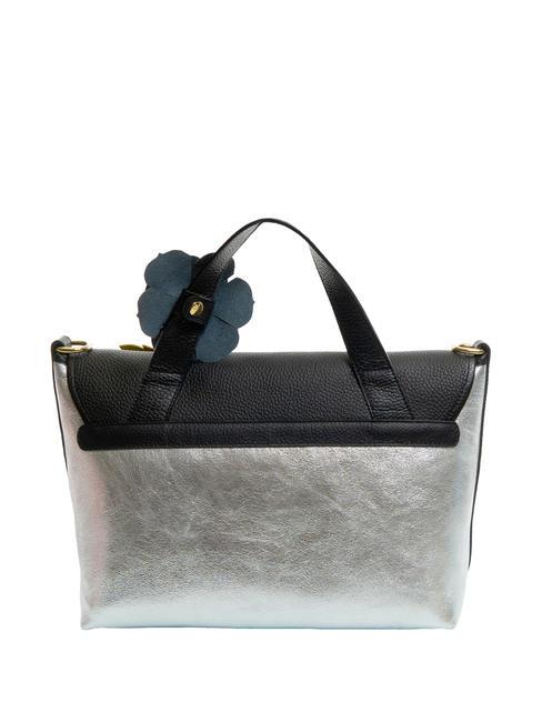 SARA Leather briefcase bag black/silver - Women&rsquo;s Bags