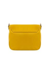 BRACCIALINI NORA Leather shoulder bag with flap yellow - Women’s Bags - 4