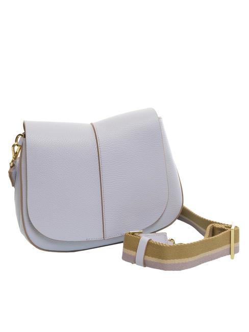 HELENA ROUND Shoulder bag, in leather lilac - Women&rsquo;s Bags