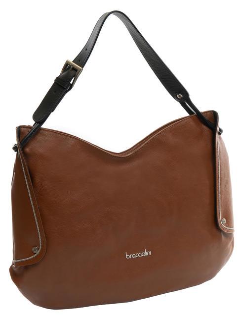NAOMI Hammered leather bag brown - Women&rsquo;s Bags