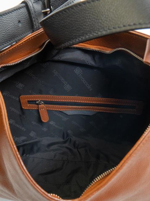 NAOMI Hammered leather bag brown - Women&rsquo;s Bags