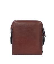 THE BRIDGE DAMIANO  Leather bag Brown / Ruthenium - Over-the-shoulder Bags for Men - 3