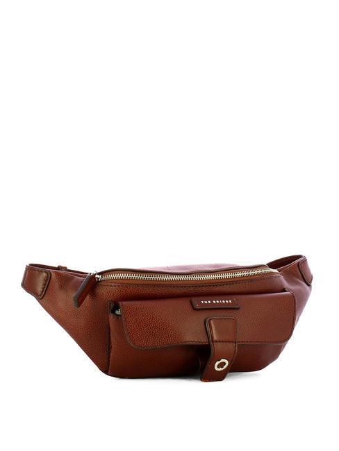 BIAGIO  Leather pouch brown 14/ruthenium palladium - Hip pouches