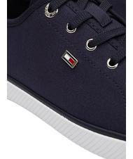 TOMMY HILFIGER VULCANIZED CANVAS Canvas sneakers space blue - Women’s shoes - 6