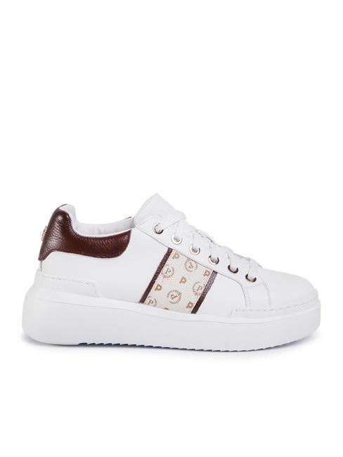 HERITAGE NUKE Platform sneakers ivory/brown/white - Women’s shoes