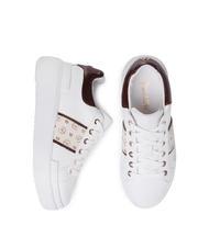 POLLINI HERITAGE NUKE Platform sneakers ivory/brown/white - Women&rsquo;s shoes - 4