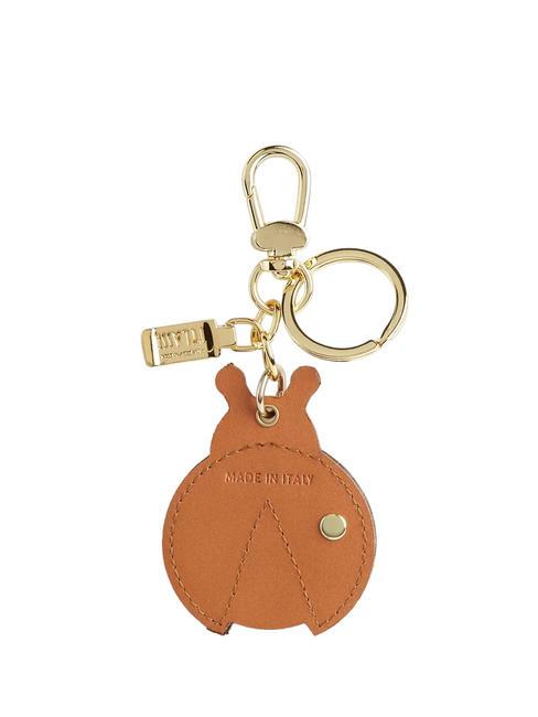 GEO CLASSIC Ladybug charm key ring NATURAL - Key holders