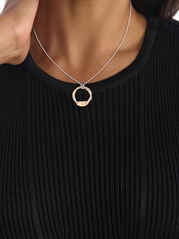 ETHER METALS Necklace with pendant gold - Necklaces
