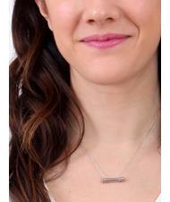 CALVIN KLEIN SCULPTURAL Necklace with logo bar - Necklaces