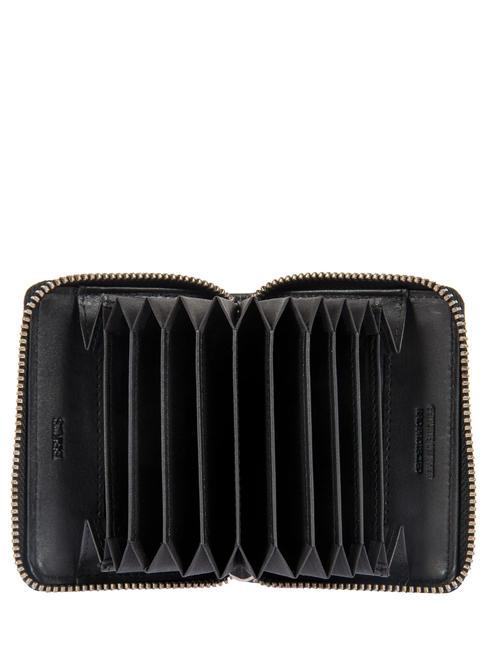 GENEROSO  Leather card holder wallet Black - Women’s Wallets