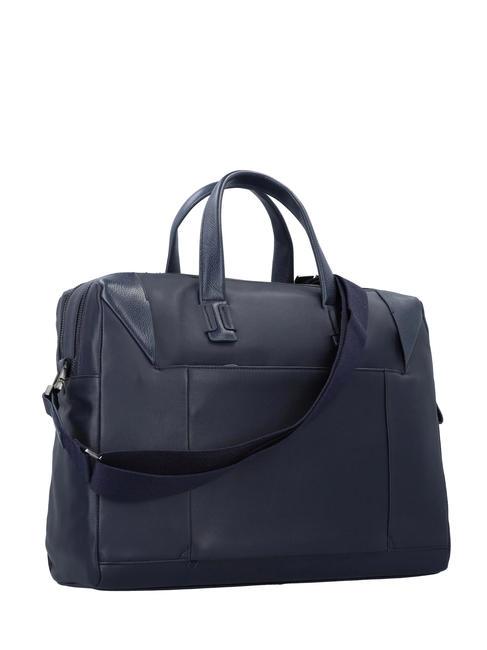 PAN  15.6" leather laptop briefcase blue - Work Briefcases