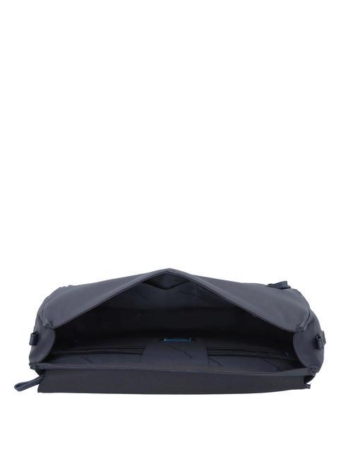 PAN  15" PC briefcase, in leather blue - Work Briefcases