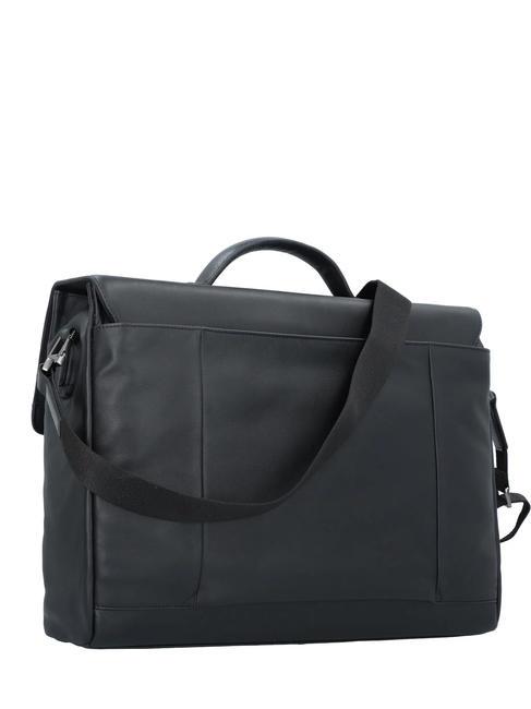 PAN  15" PC briefcase, in leather Black - Work Briefcases