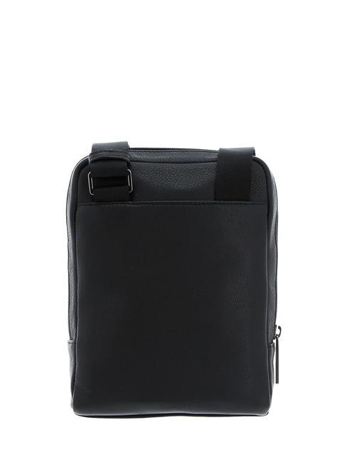 AKRON Leather shoulder bag for iPad mini Black - Over-the-shoulder Bags for Men