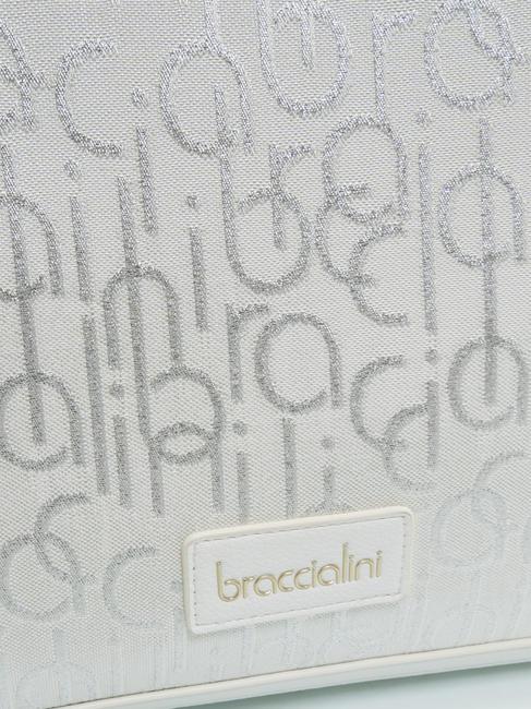 FONT Tote bag with shoulder strap white - Women’s Bags