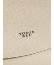 TOSCA BLU CICLAMINO Hammered leather briefcase bag NATURAL - Women’s Bags - 3