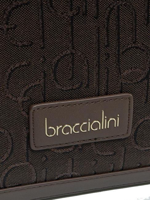 FONT Tote bag with shoulder strap brown - Women’s Bags