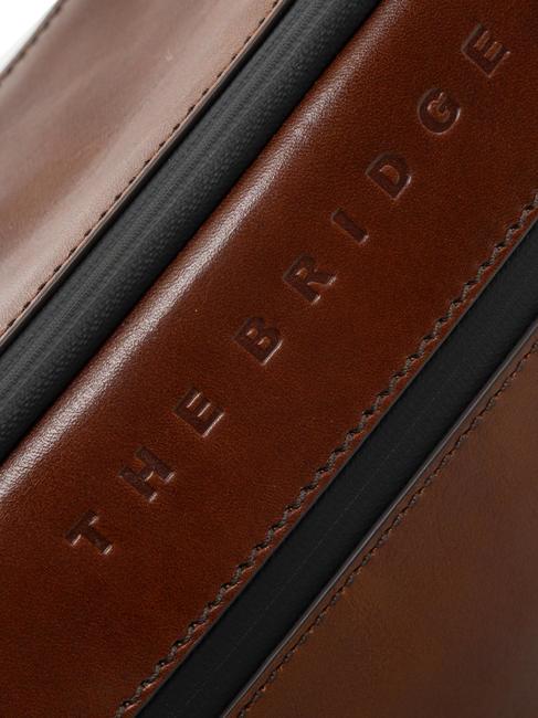 DAMIANO Leather beauty Brown / Ruthenium - Beauty Case