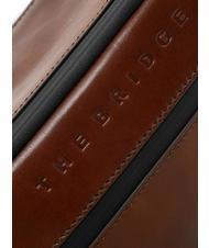 THE BRIDGE DAMIANO Leather beauty Brown / Ruthenium - Beauty Case - 3