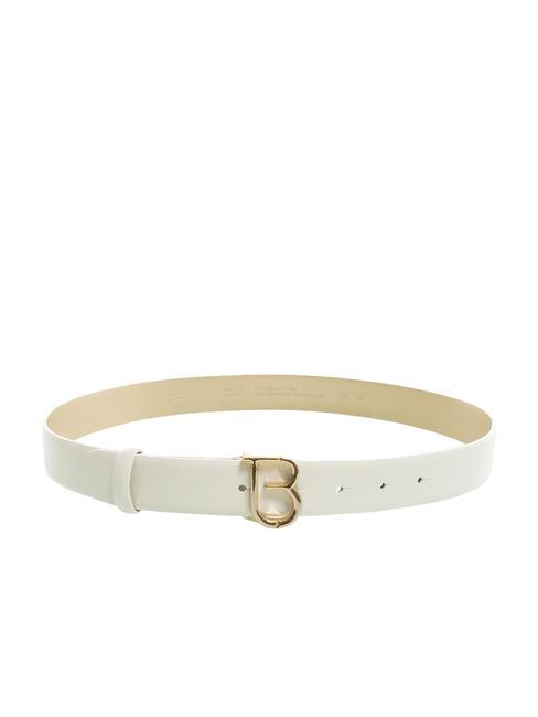 BELT Leather belt white - Belts