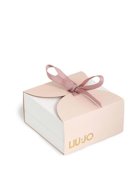 PEARL Necklace with charm gold rose - Necklaces